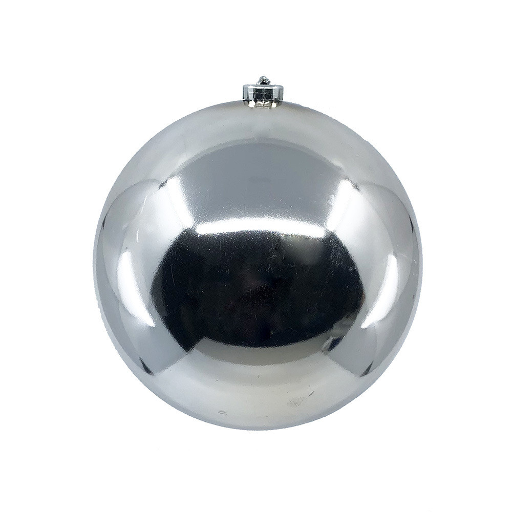 Silver Shiny Bauble - 200mm