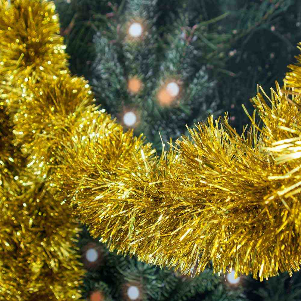 Gold Tinsel Extra Plush (14 Ply) 5m Christmas Elves
