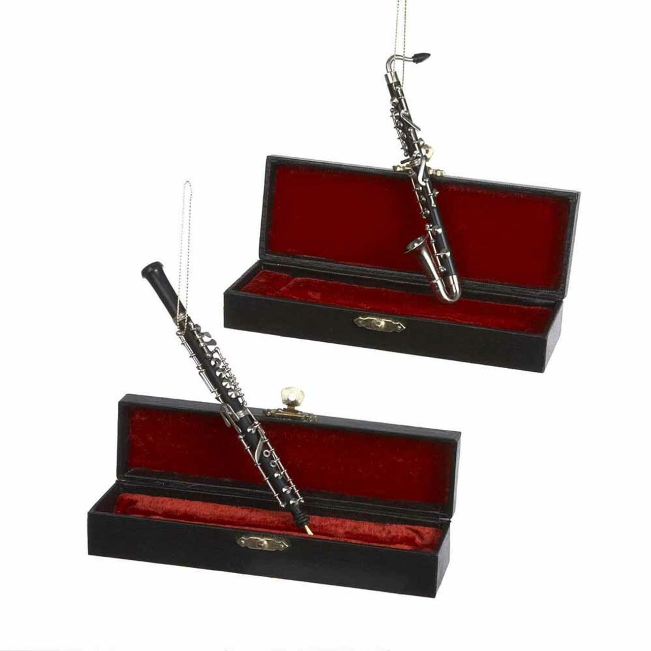 Kurt Adler Bass Clarinet and Oboe Ornament