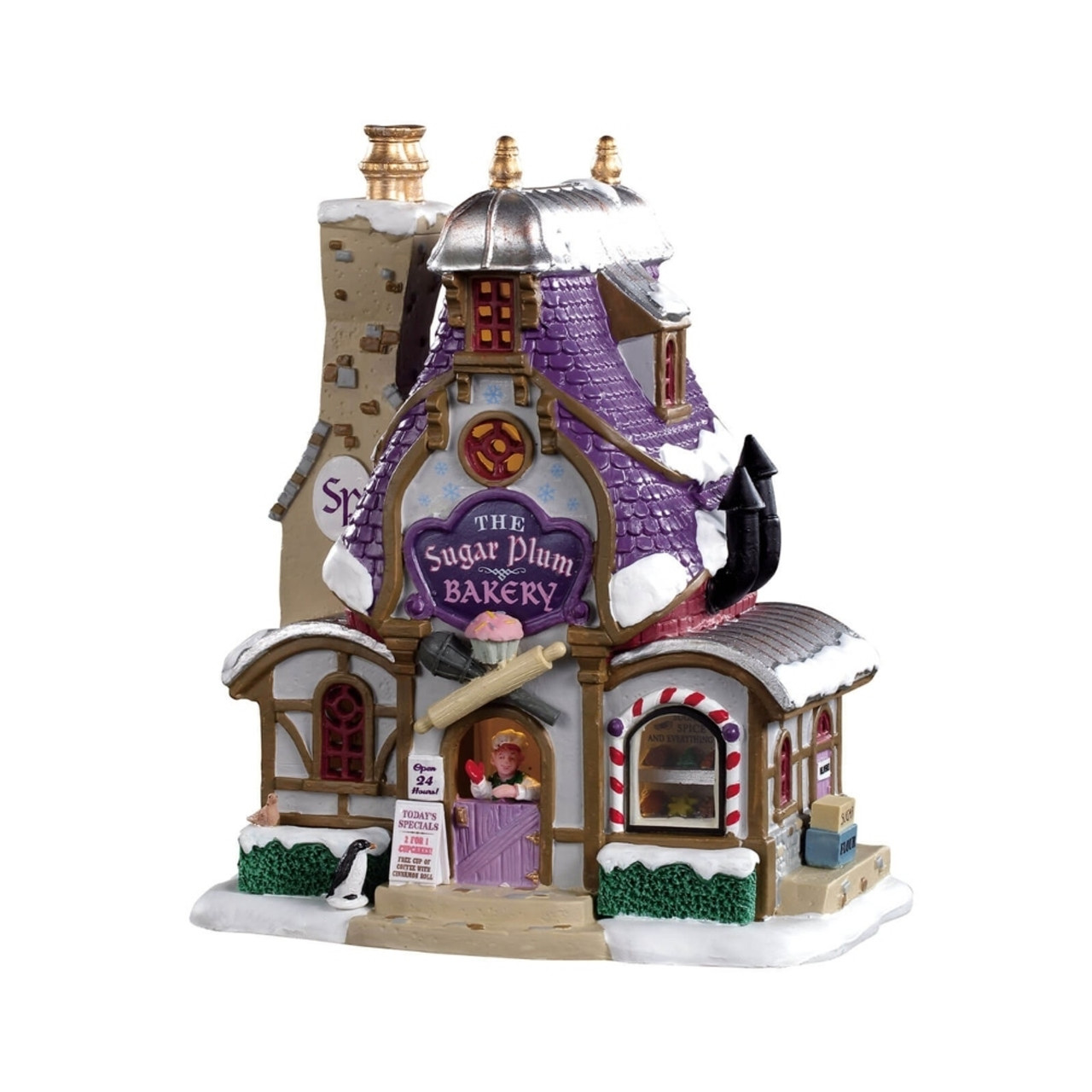 Lemax Sugar Plum Bakery Christmas Elves Store