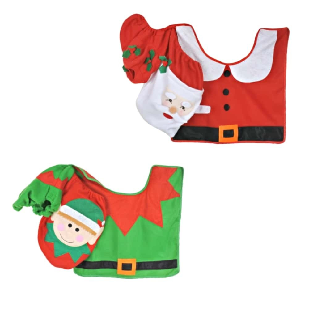 Christmas Toilet Cover Set