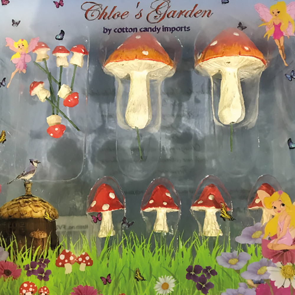 Red Decorative Mushrooms