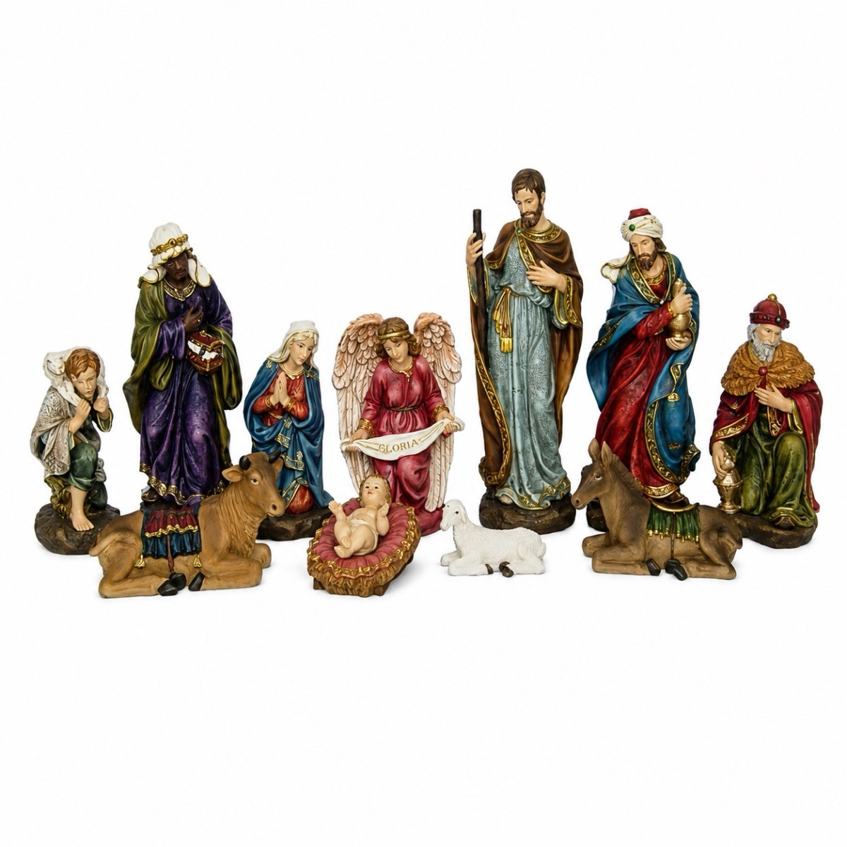 12 Piece Nativity Set - 30cm