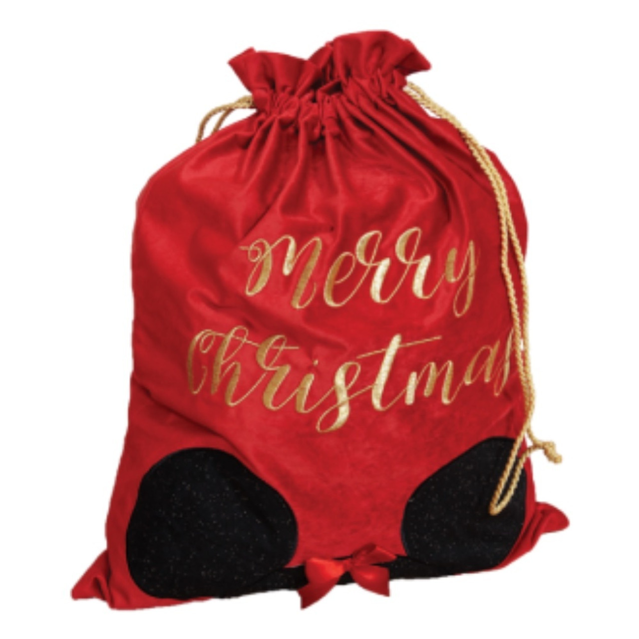 Minnie Merry Xmas Velvet Gift Sack