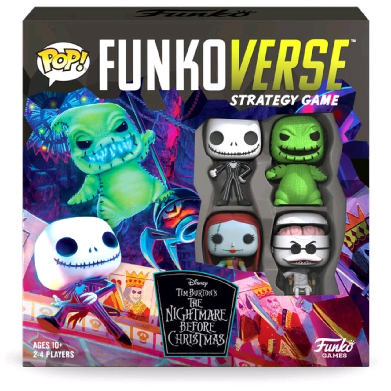 Funkoverse Nightmare Before Christmas 100 4pack Board Game 