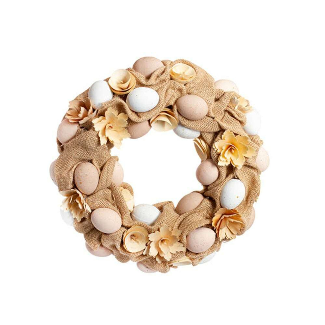 Wreath Easter Eggs Natural