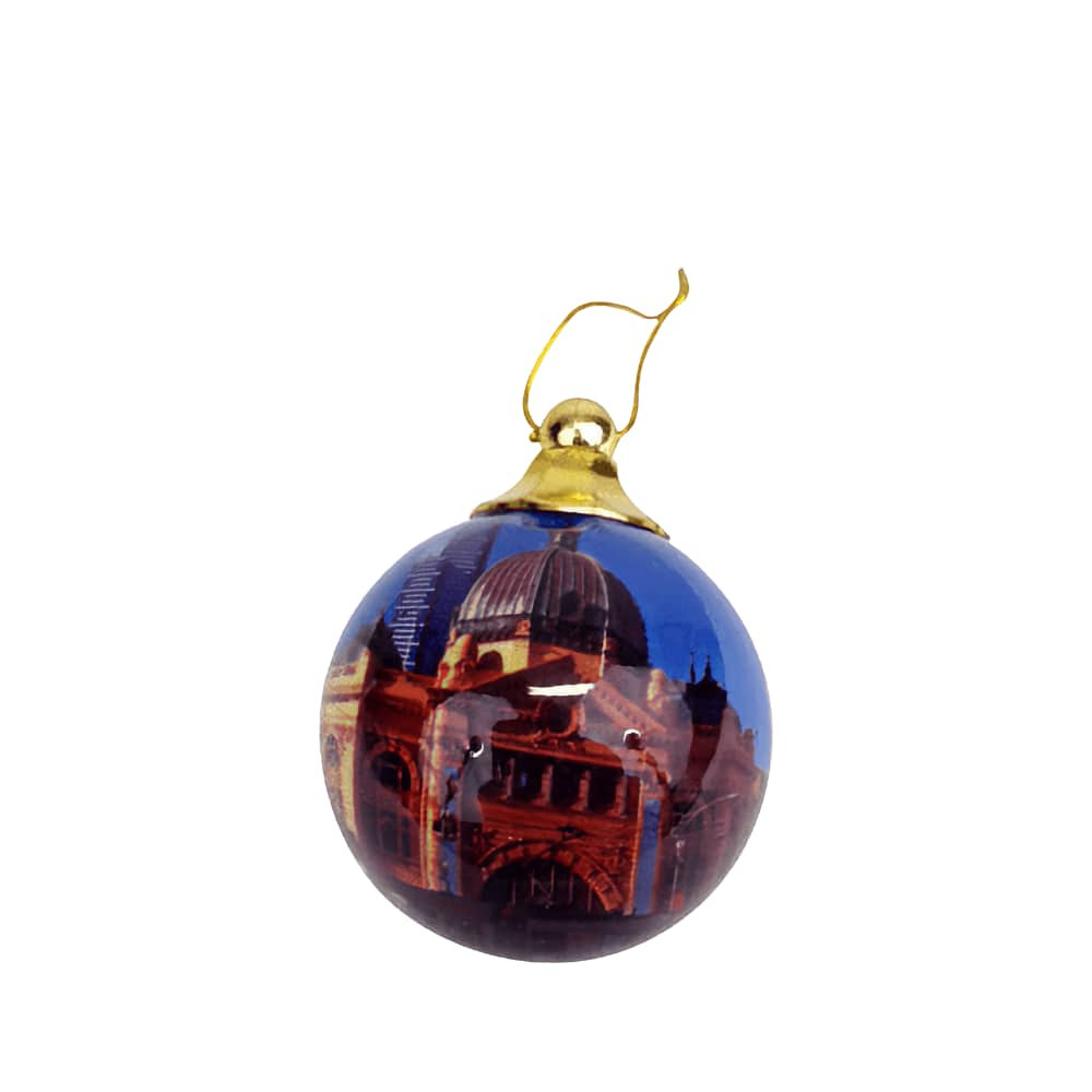 Melbourne's Flinders Street Station Bauble in Box