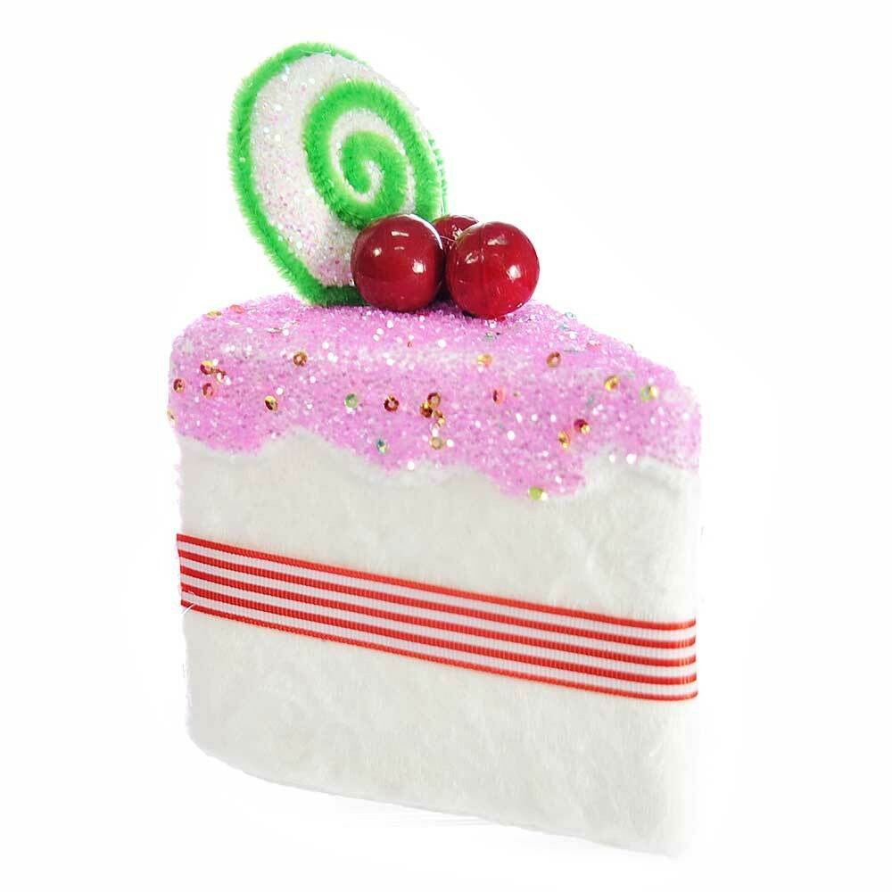 Pink Velvet Cake Slice