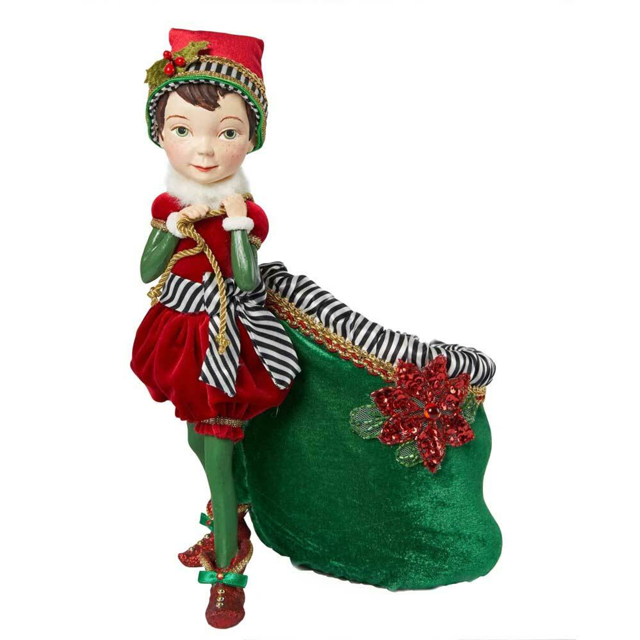 Katherine's Elf With Bag 