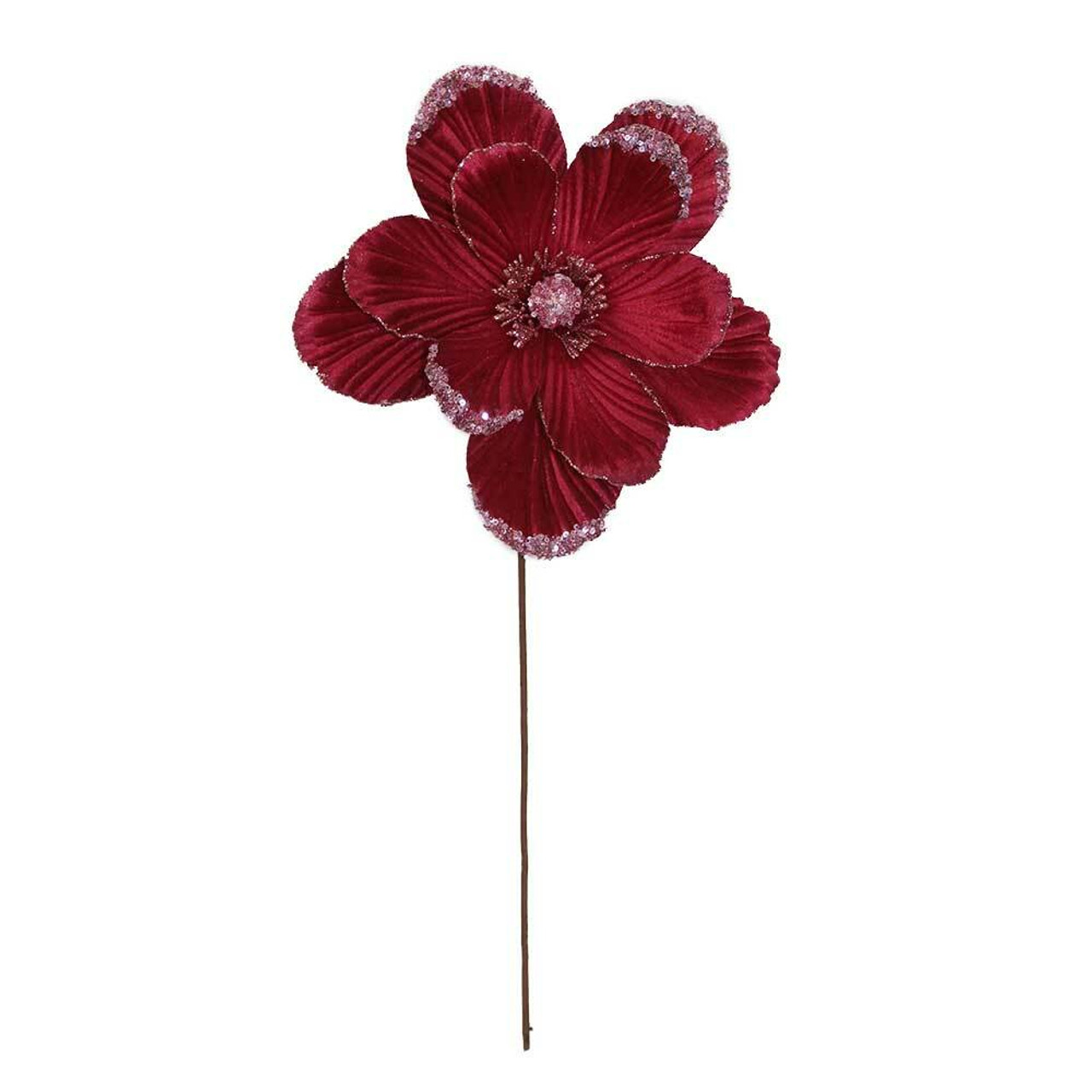 Plum Magnolia With Stem 