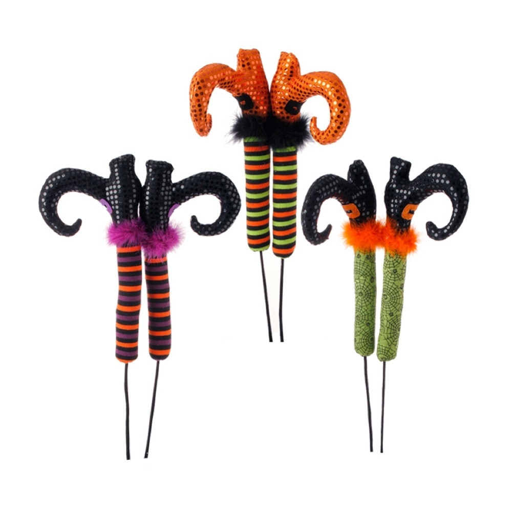 RAZ Halloween Posable Witch Legs (3 Colours) 