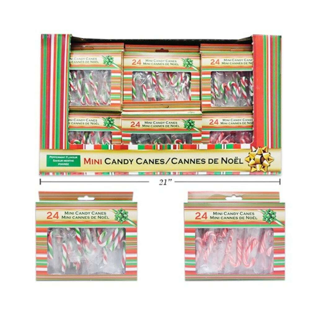 Lolly Candy Canes Mini Peppermint 