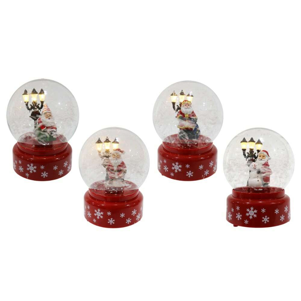 Snowing Musical Santa Snow Globe (4 styles)

