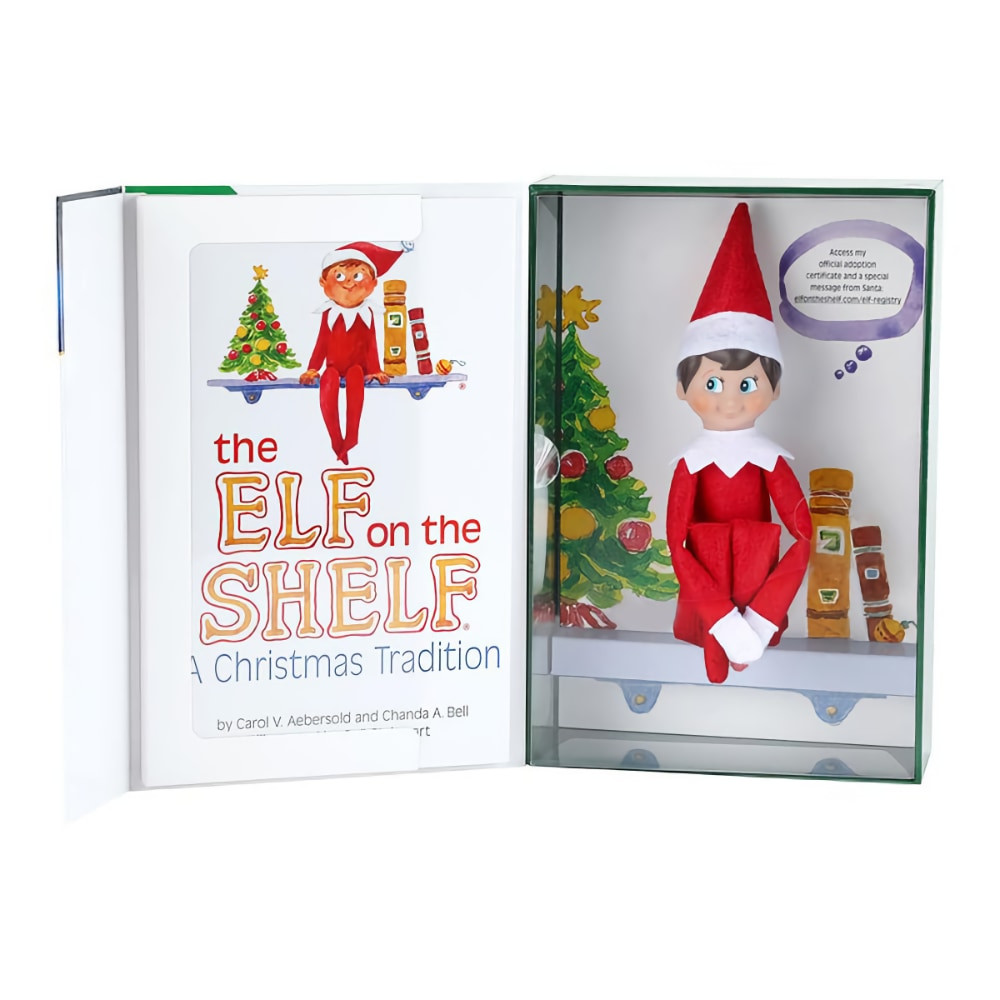 The Elf On The Shelf Box Set - Boy Dark Series 3 With Scout Elf, Book & Adoption Certificate