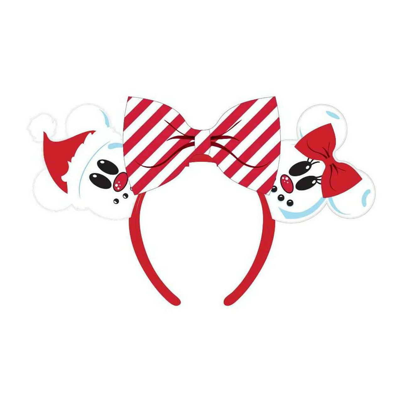 NWT Disney Parks Red Bow Minnie Mouse Ears Headband Christmas Ornament