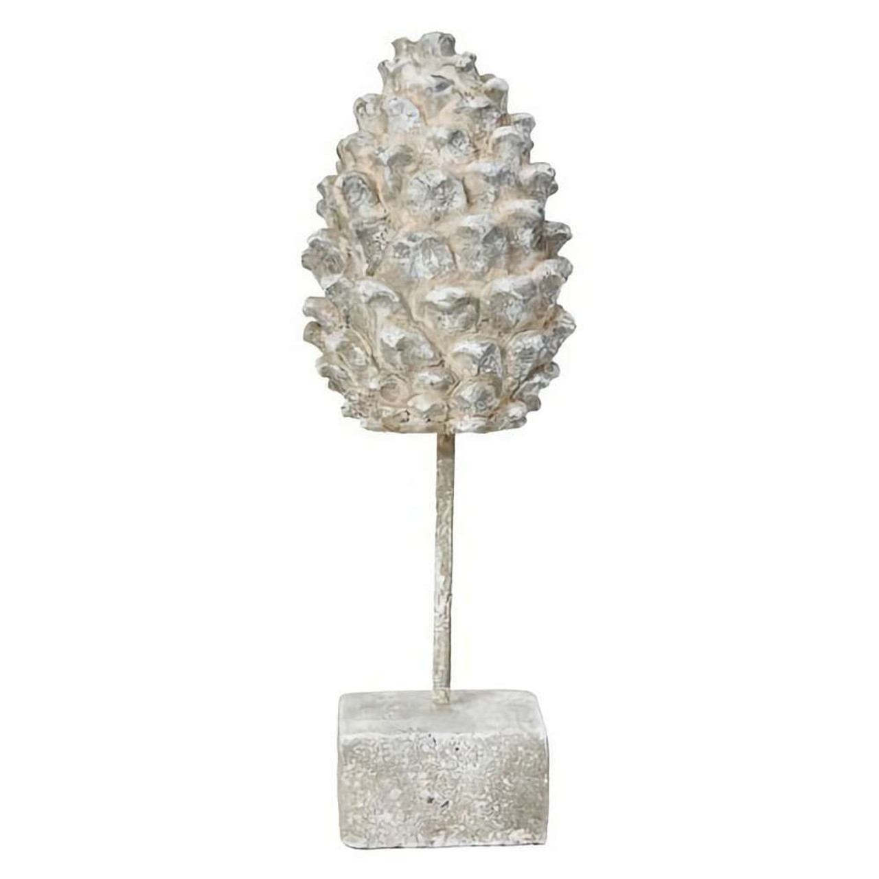 Pinecone Ornament On Stand Medium