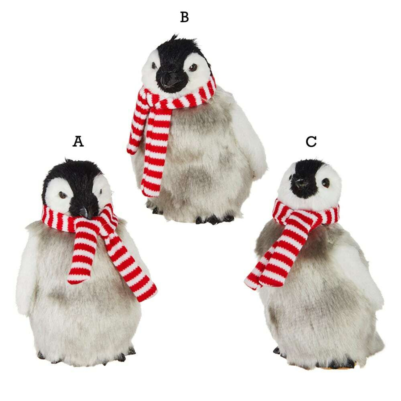 Penguin With Red And White Scarf (3 Styles)