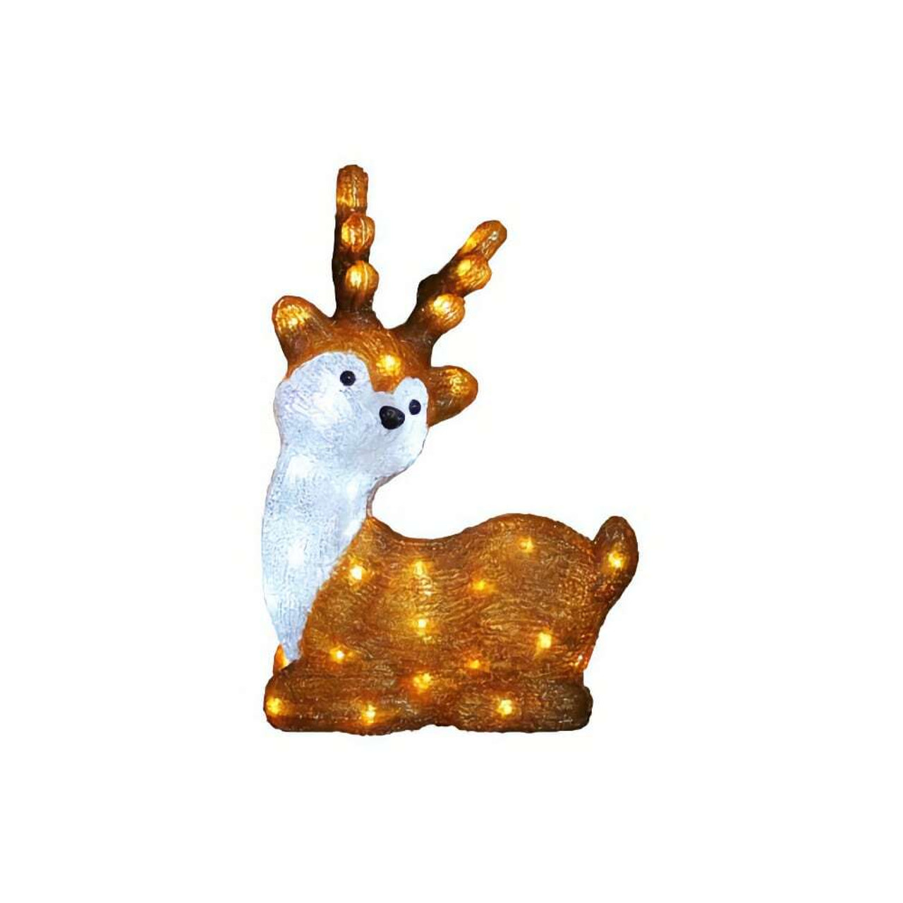 Acrylic Sitting Cute Reindeer 