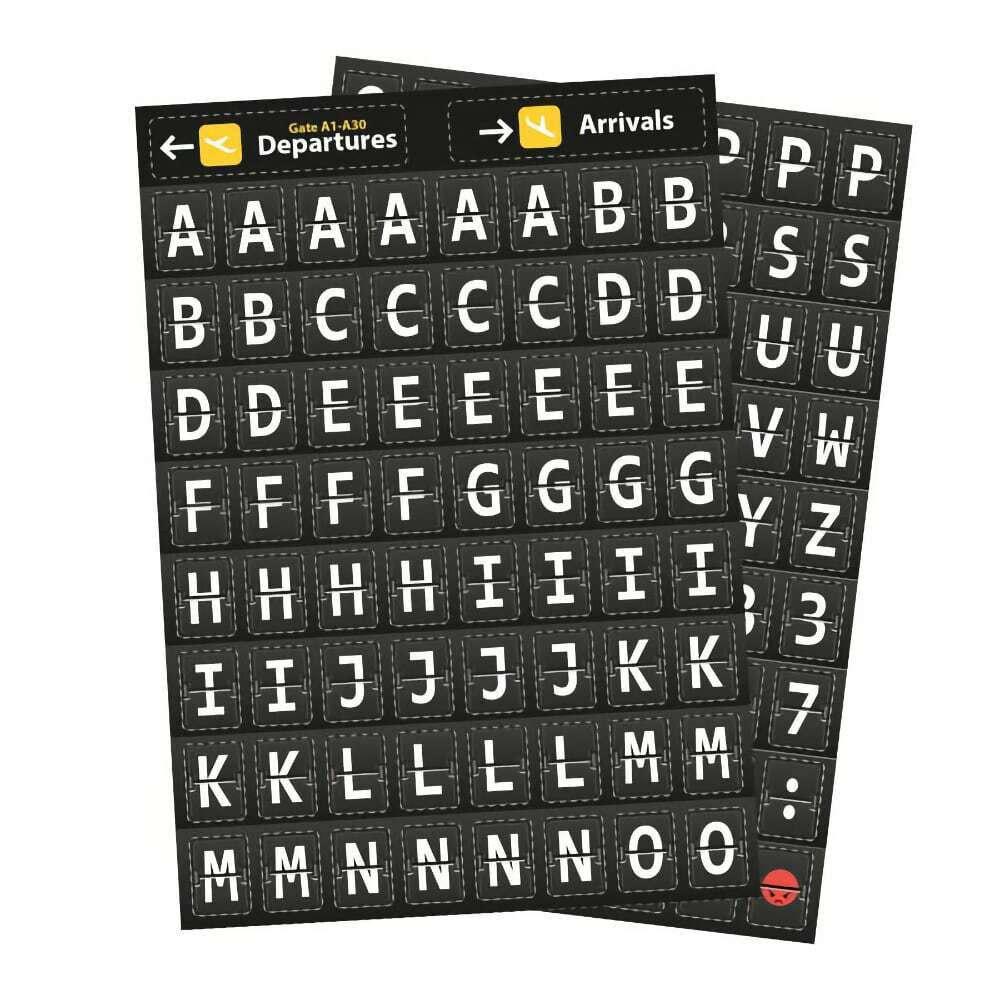 Something To Write - Set of Magnetic Letters Fridge Magnets - Typewriter