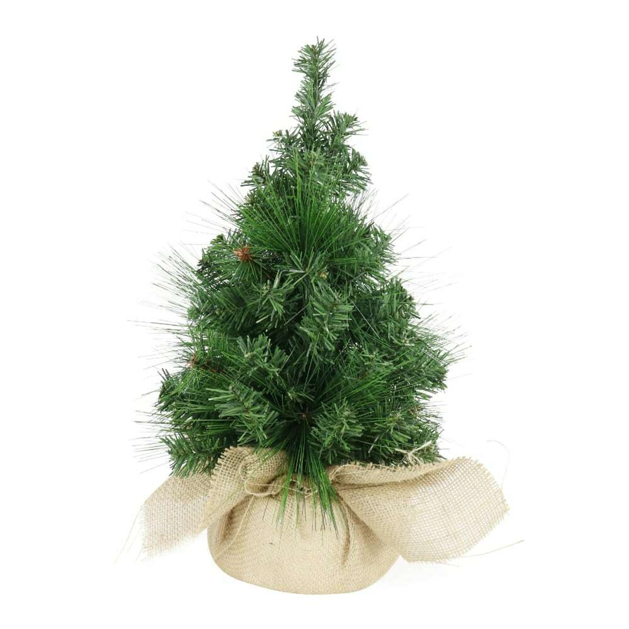 Spruce and Pine Needle Tree with Jute Base