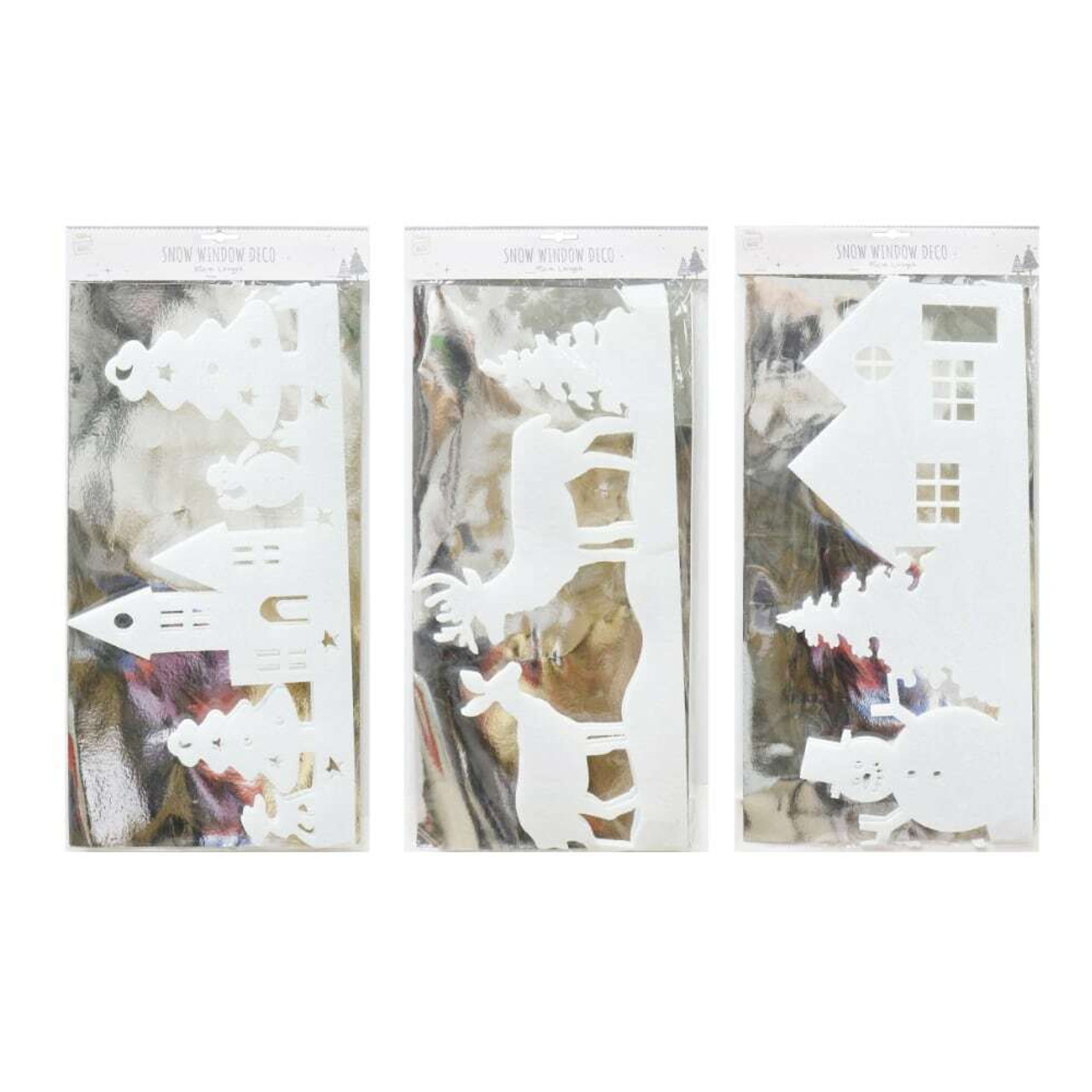 White Snow Window Deco (3 Styles)