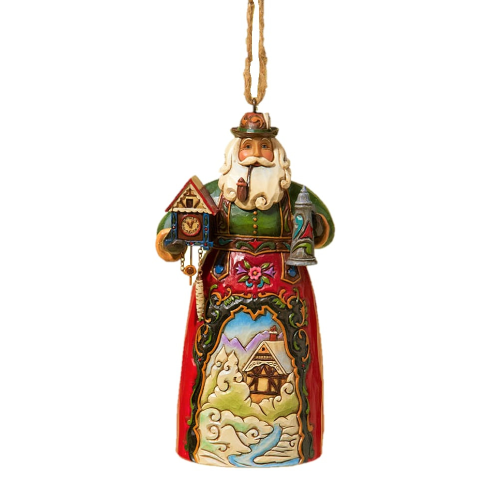 Jim Shore German Santa Ornament 