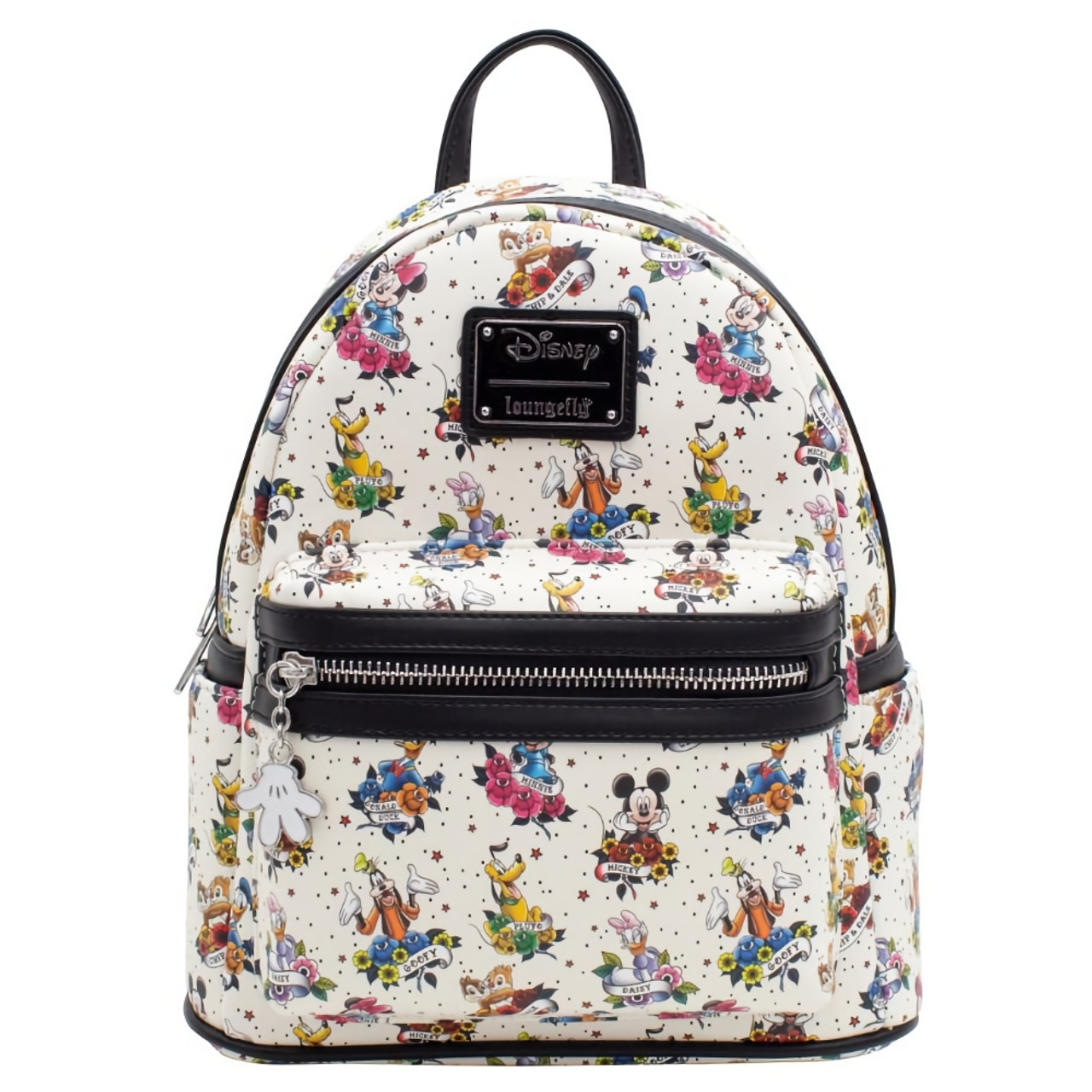 Loungefly Mickey and Friends Tattoo Backpack 