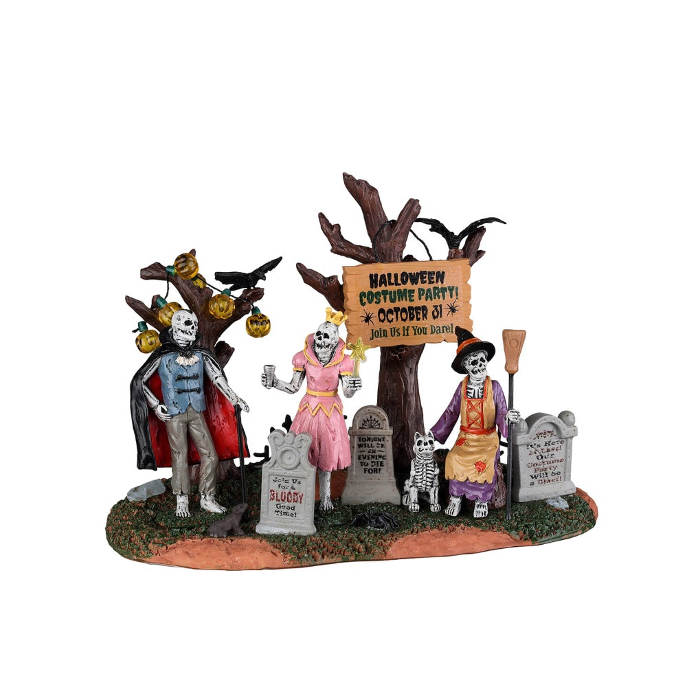 Lemax Graveyard Costume Party