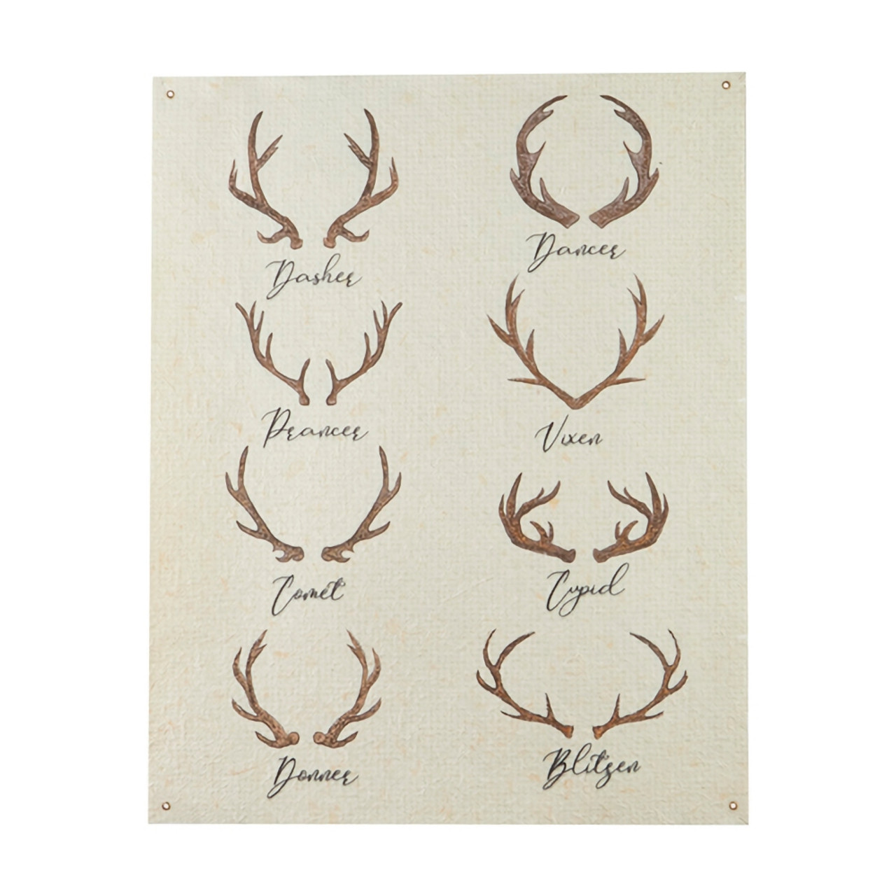 Reindeer Antler Paper Tapestry - 81cm
