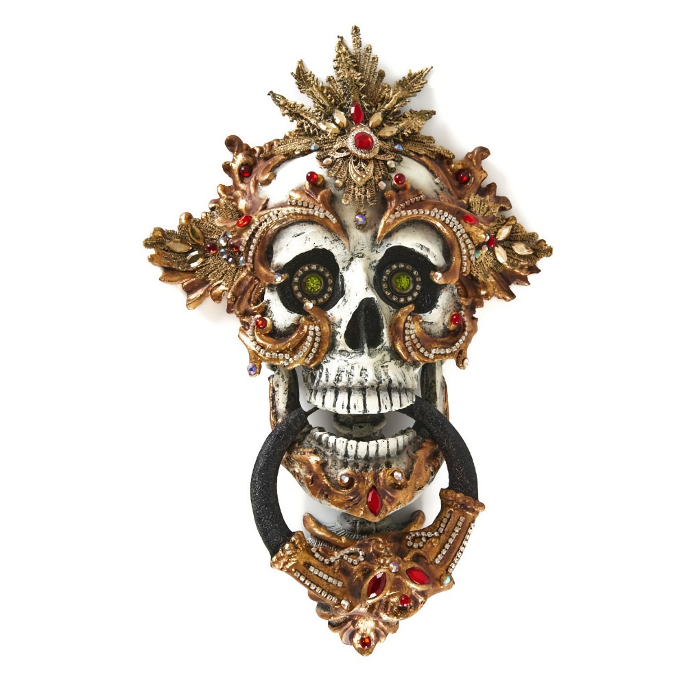 Katherines Collection Skull Door Knocker 
