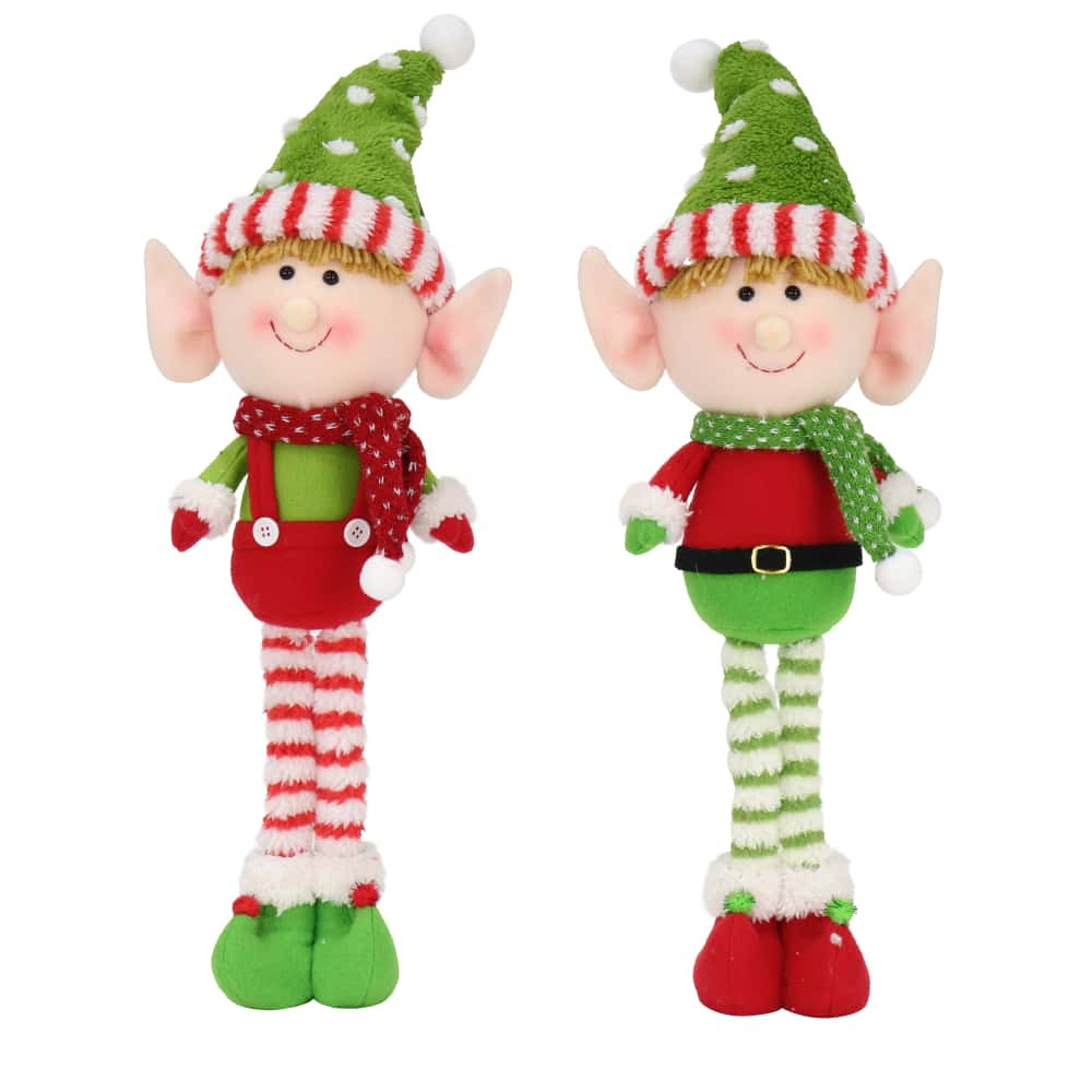 Standing Christmas Elf with Big Head  (2 Designs)
