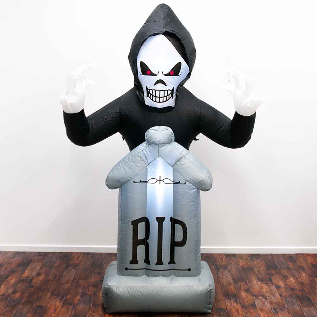 Inflatable Ghost and Tombstone with Shaking Motion Decor
