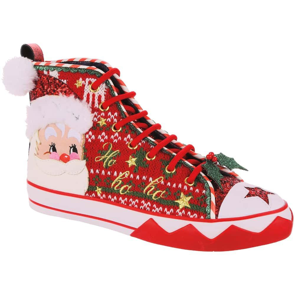  Irregular Choice - Red Better Not Pout Sneaker (Size 41) 