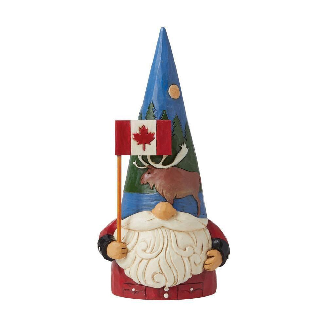  Jim Shore Canadian Christmas Gnome - 14cm 