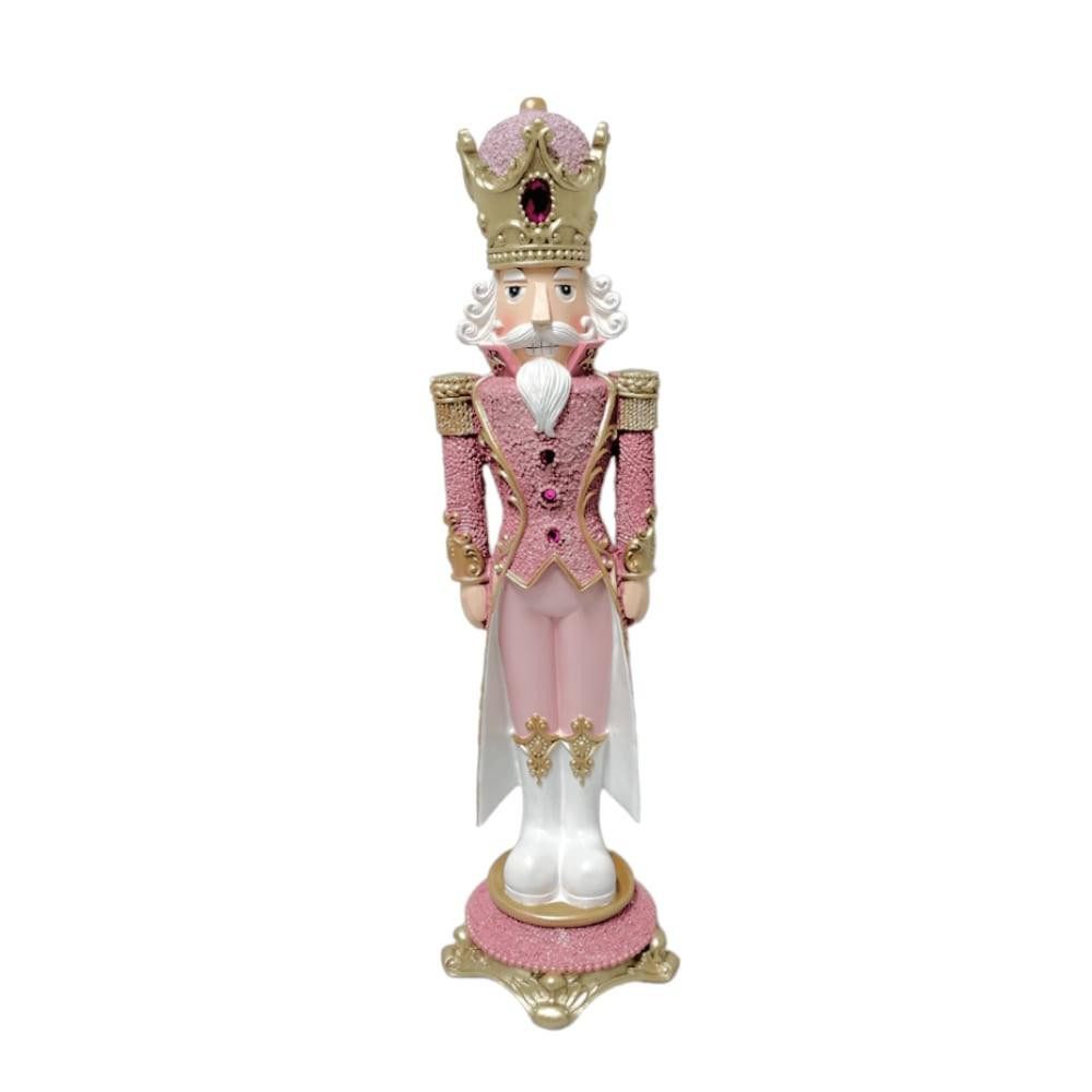 Christmas Elves Pink Nutcracker - 62cm 