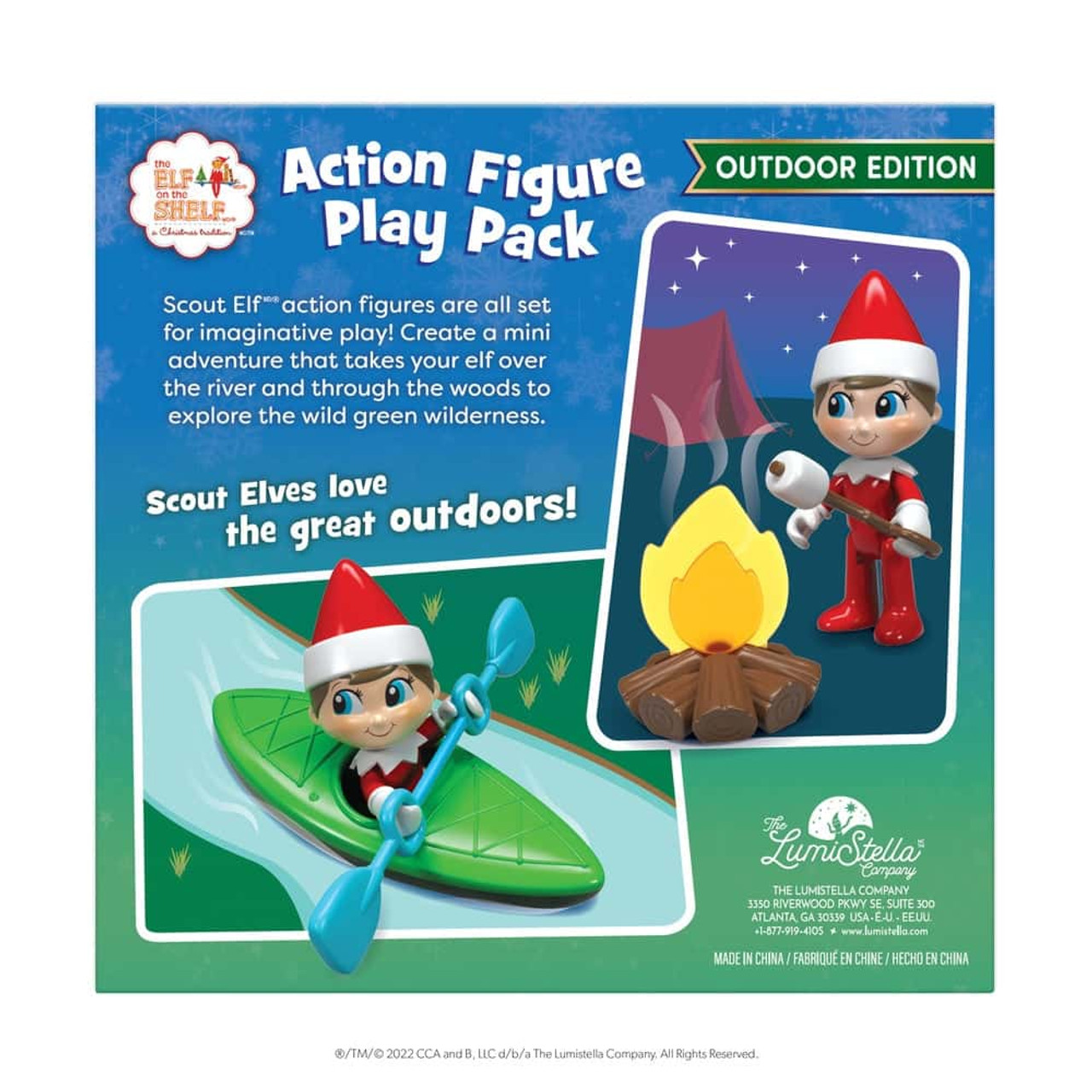 Elf On The Shelf Figurine Surprise Pack - Camping - Christmas Elves