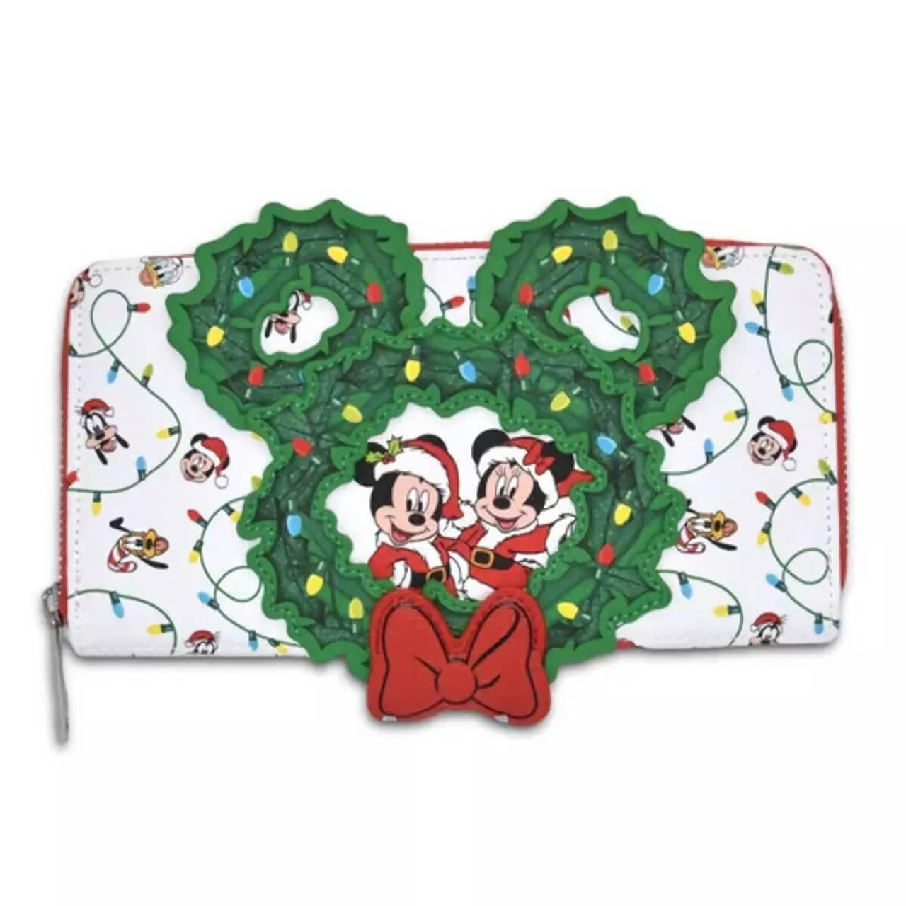 Disney Christmas Decorations Loungefly Mickey Mouse Holiday Wreath Purse - 20cm 