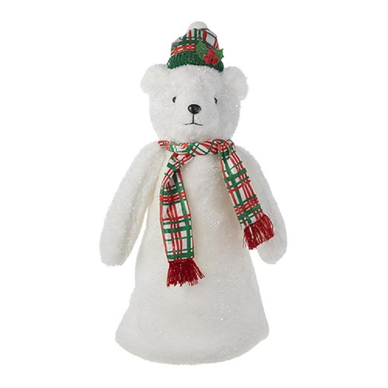 RAZ Imports Polar Bear Tree Topper - 48cm 