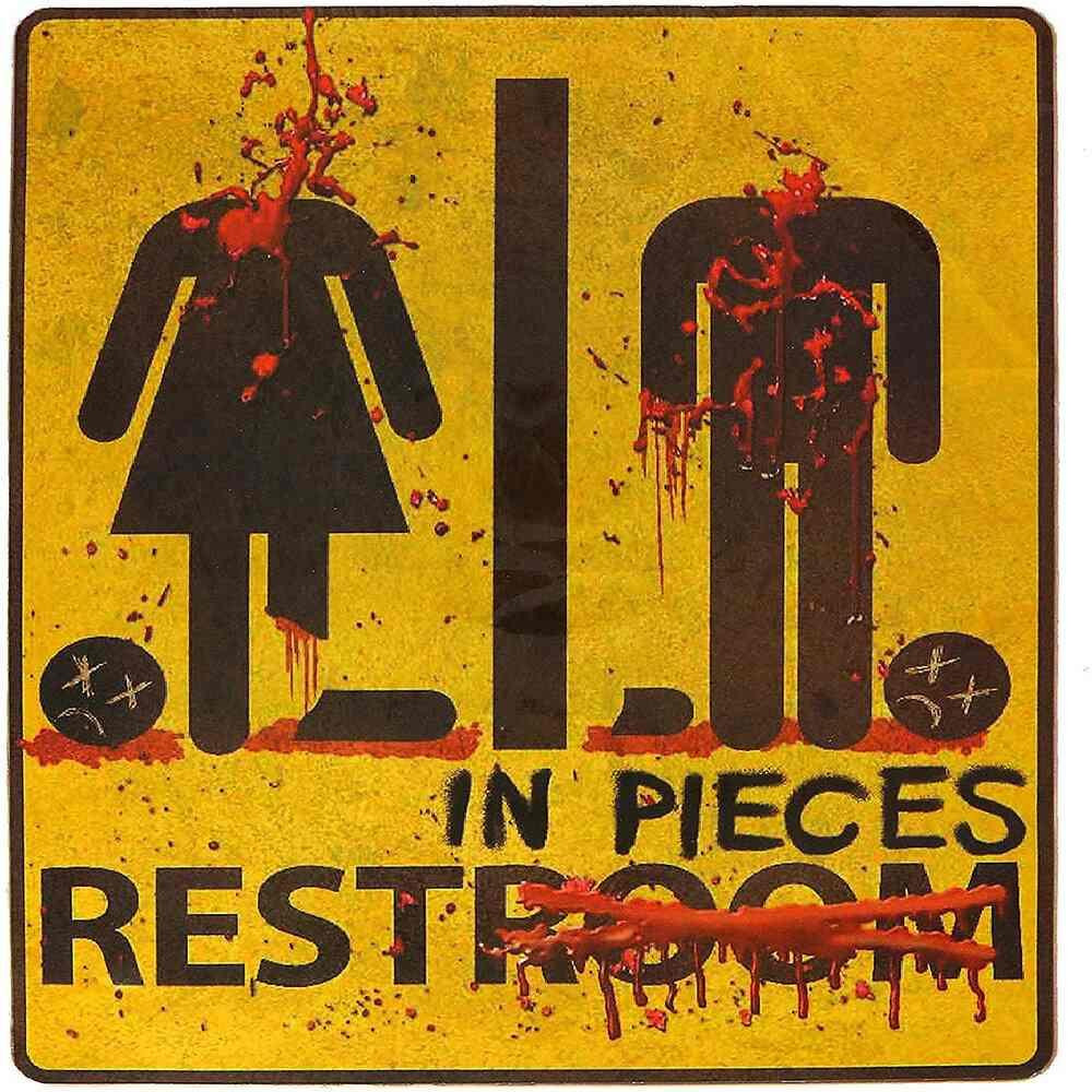 Witches of Halloween Bloody Bathroom Door Sign 