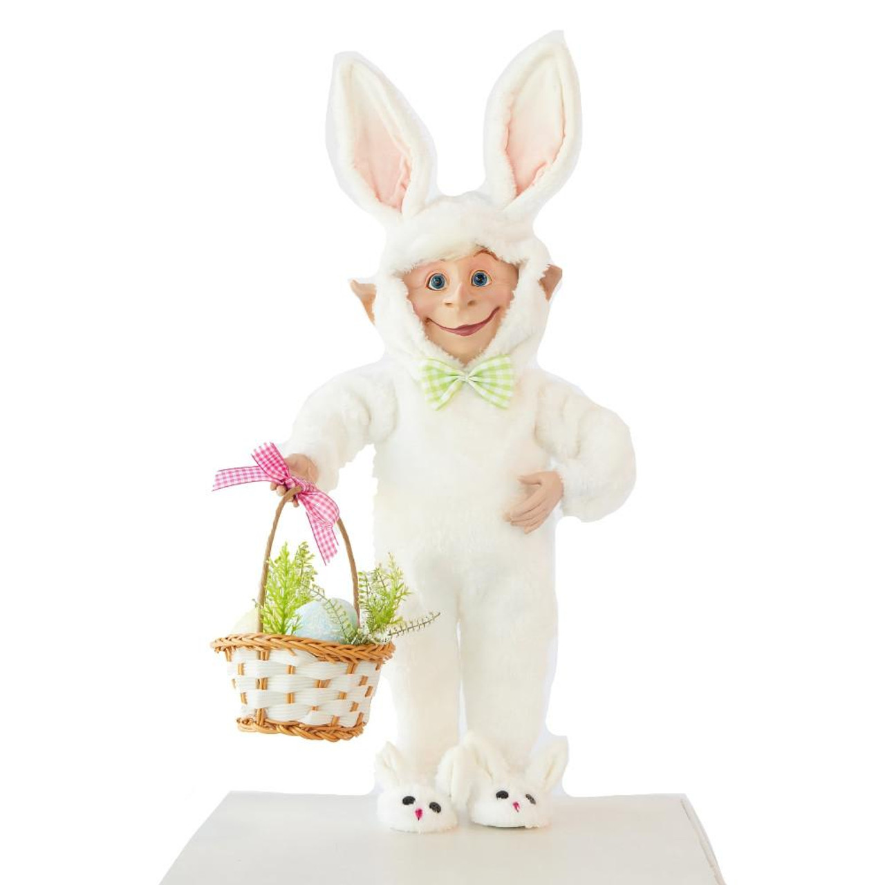 Easter Town Ralphie The White Bunny Elf - 45cm 