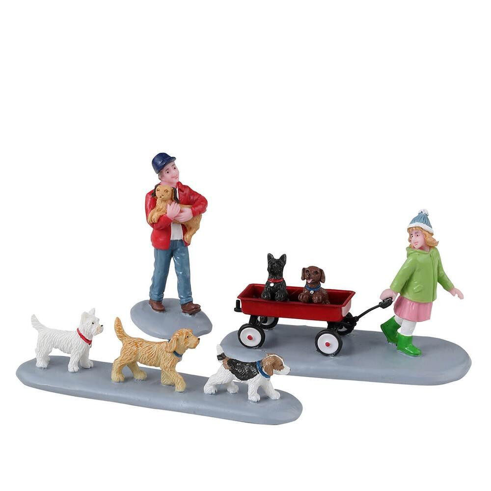 Lemax Christmas Shop Lemax Puppy Parade 