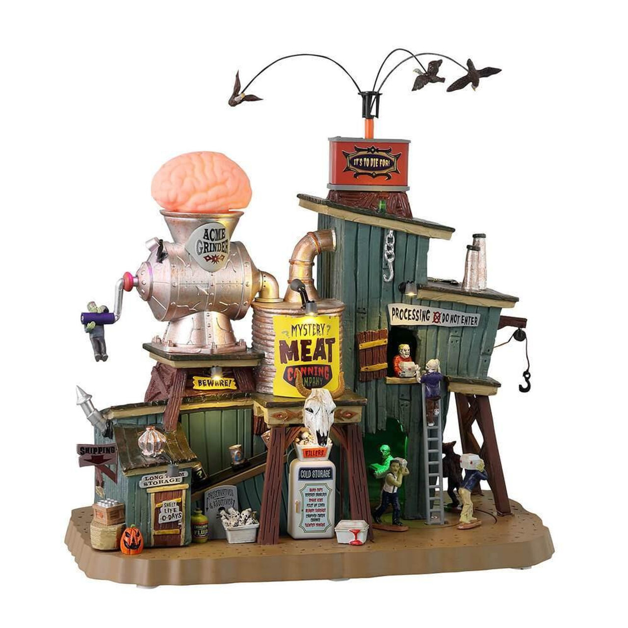 Lemax Christmas Shop Lemax Spooky Town Mystery Meat Canning Co. 