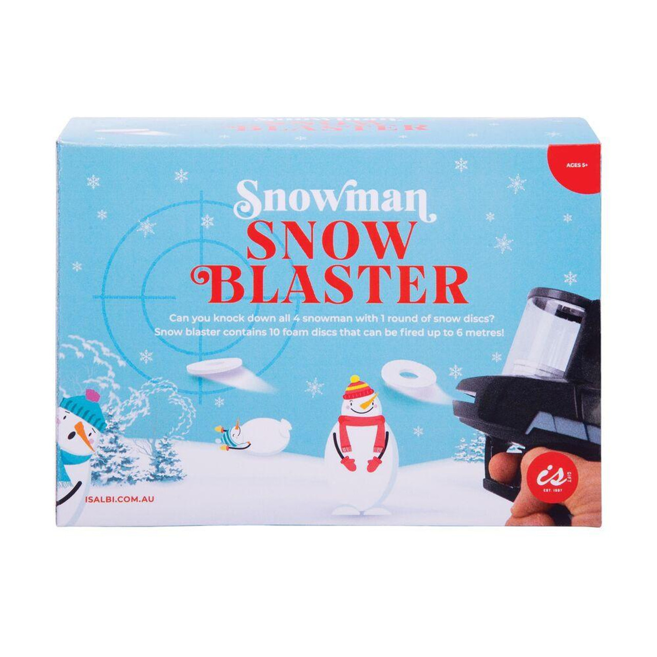 Christmas Elves Snowman Snow Blaster Game - 13cm 