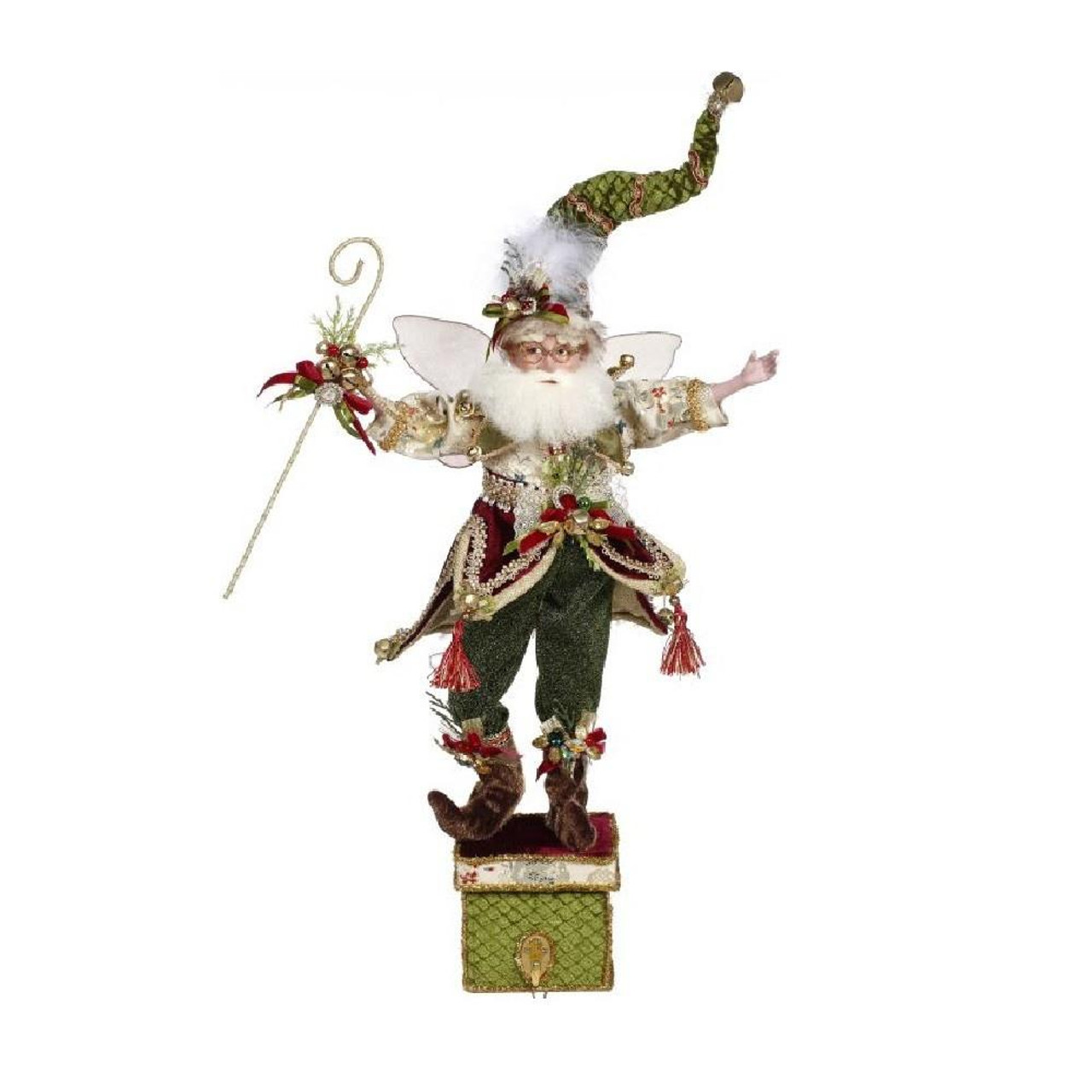  Mark Roberts Jingle All The Way Fairy Stocking Holder - 53.5cm 