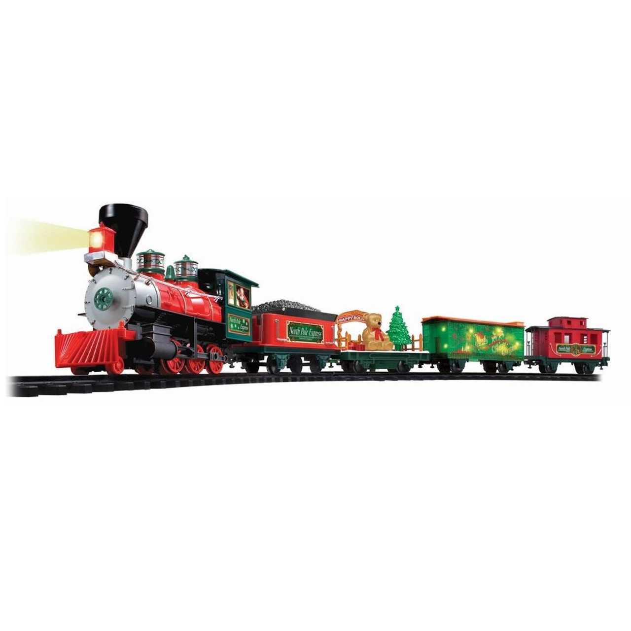 Christmas Elves North Pole Express Light Up Christmas Train Set (5 Carriage) 
