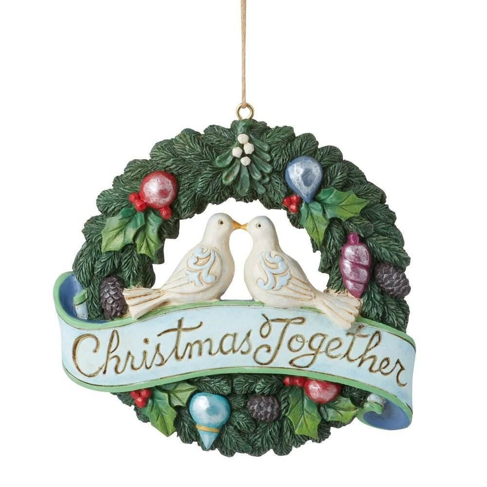  Jim Shore Christmas Together Ornament - 9.5cm 