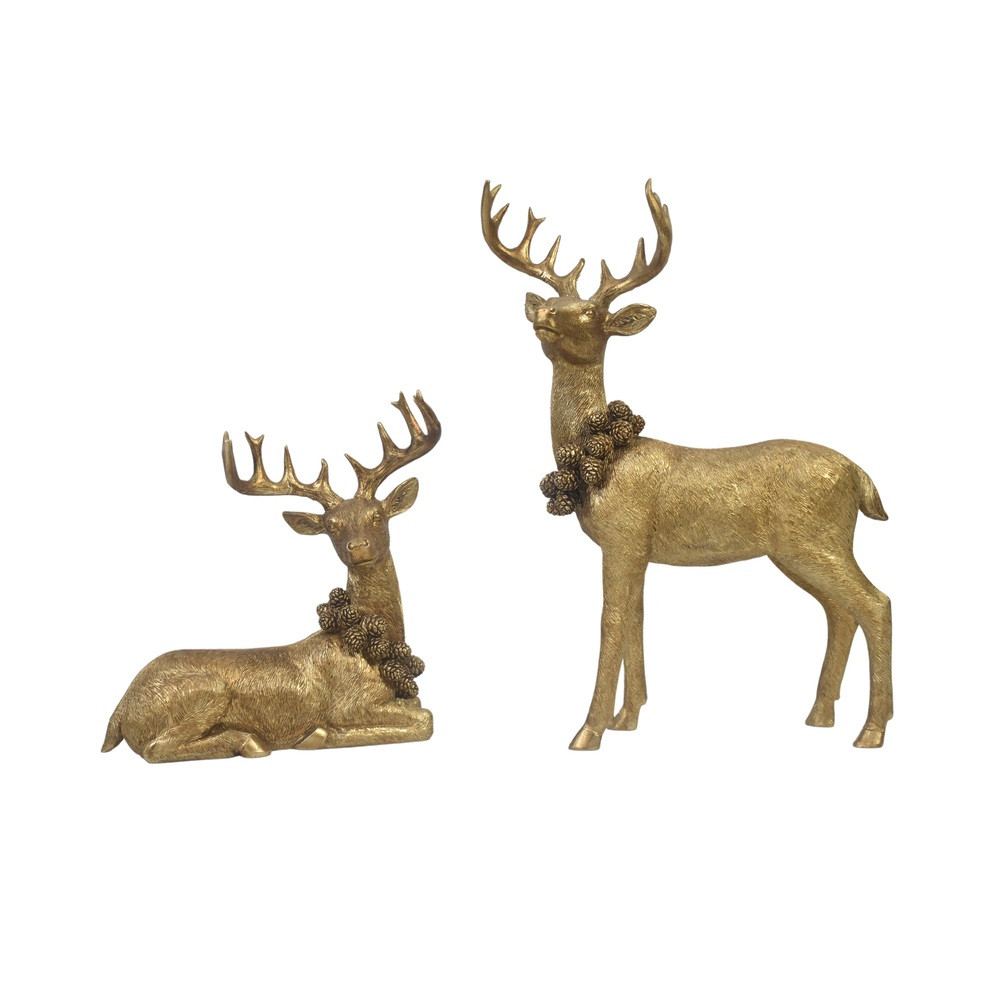 Resin Deer Gold