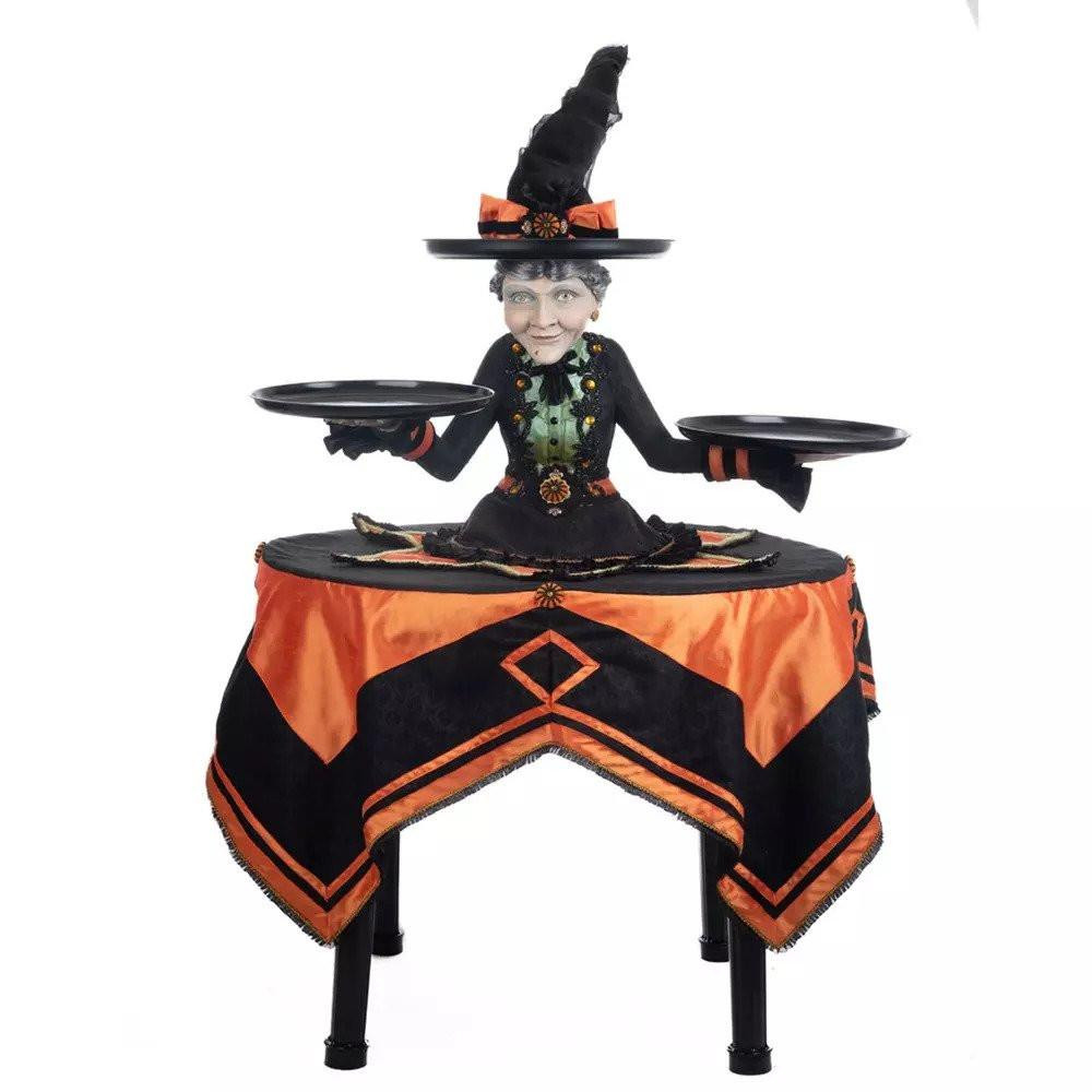 Katherines Collection Hilda Blackroot Cupcake Server with Tablecloth - 101cm 