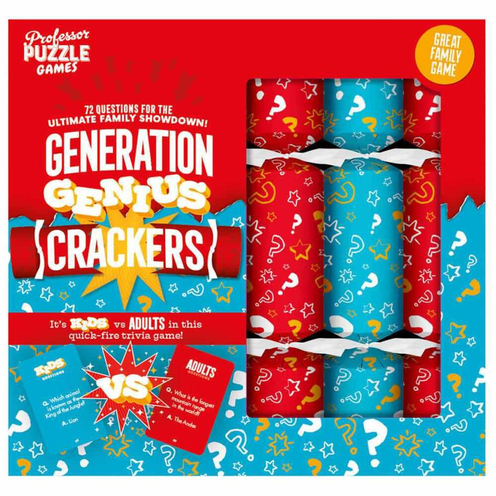 Celebration Crackers Generation Genius Christmas Cracker (Pack of 6) - 30cm 