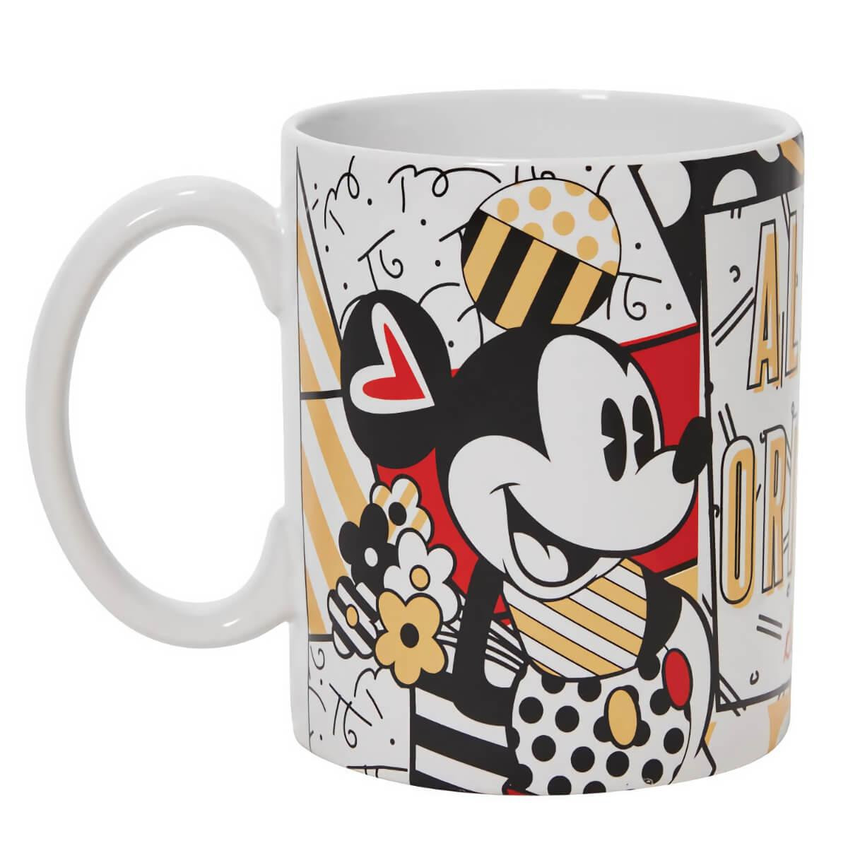 Disney Christmas Decorations Disney By Brito Mickey Mouse And Minnie Mouse Mug - 11cm 